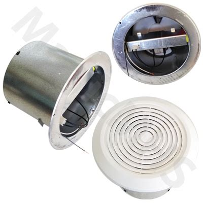 It takes just about one minute to warm up a bathroom up to 110 sq.ft. Ventline Bathroom Exhaust Fan Vent - 7" Round