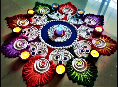 Simple Rangoli Designs For Diwali Creative Kalakari