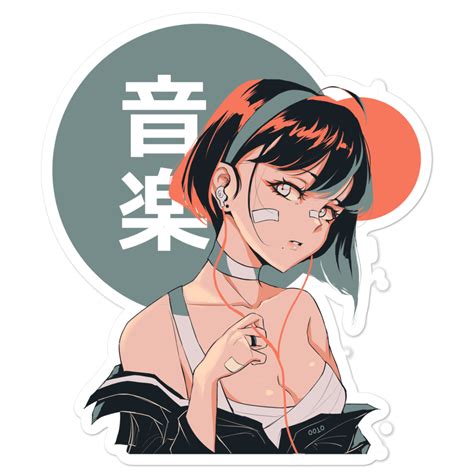 Ongaku Sticker In 2021 Aesthetic Anime Cute Anime Wallpaper Dark