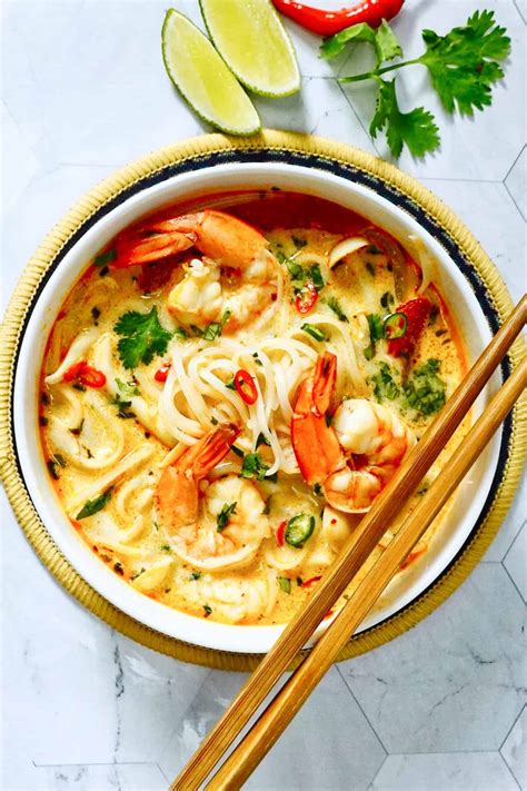 Thai Tom Yum Noodle Soup Next In Lime