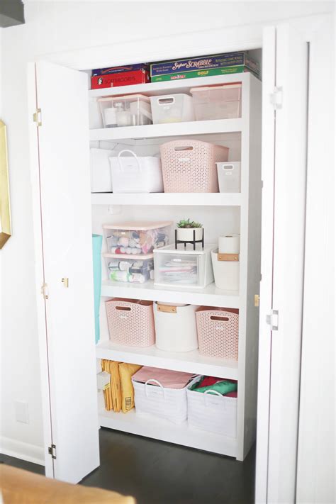 How I Organized My Hall Closet In One Afternoon Hall Closet
