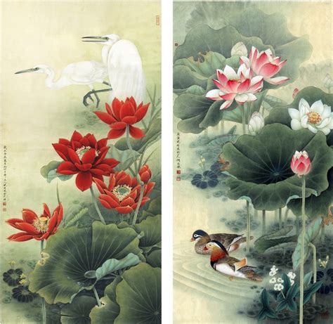 Pastoral Traditional Chinese Style Canvas Painting In