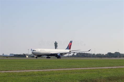N801nw Delta Air Lines Airbus A330 At Polderbaan Landing Strip At