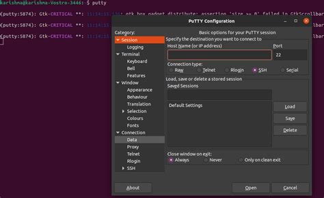 Putty Command In Linux Javatpoint