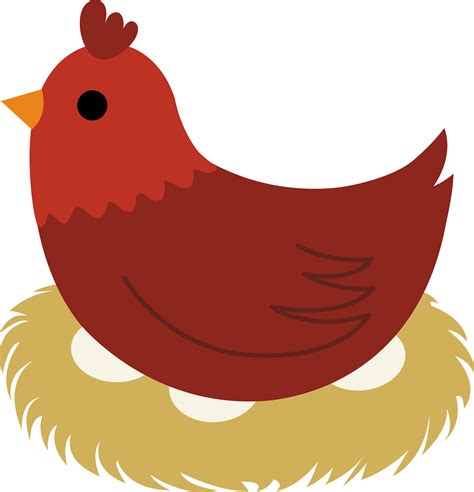 Clip Art Image Of A Hen Clipart Best