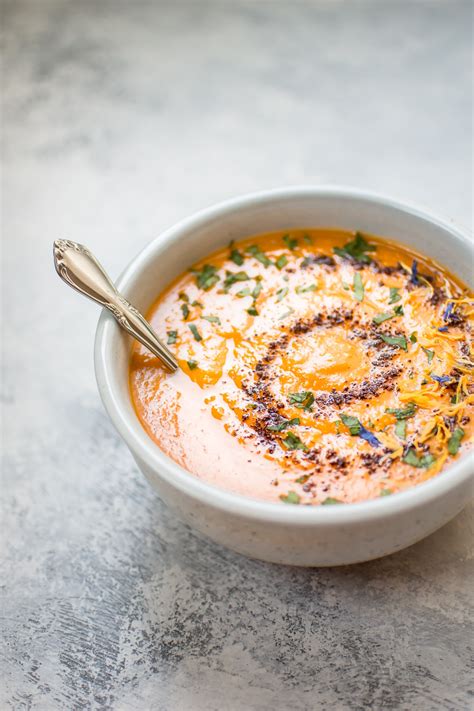 It pairs wonderfully with the sweet, fresh pineapple. Spicy Chipotle Sweet Potato Soup • Salt & Lavender
