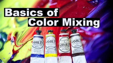 Basics Of Color Mixing Oil Painting For Beginners Youtube