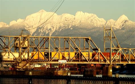 The First Bridge Across The Fraser River At New Westminste Flickr