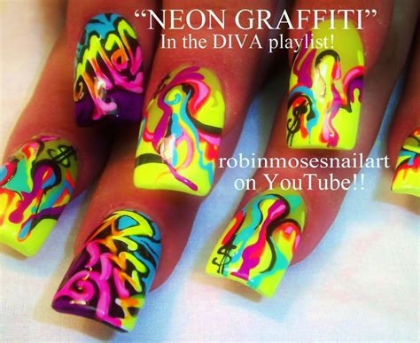 Robin Moses Nail Art Graffiti Graffiti Nail Art Graffiti Nails