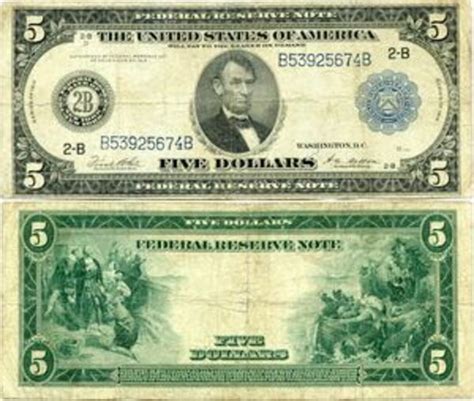5 Dollars Federal Reserve Note États Unis Numista
