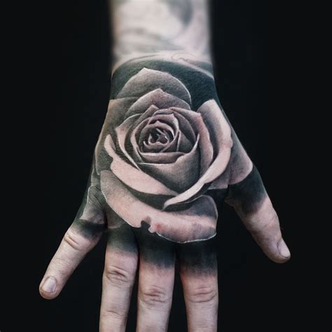 Color realism style rose tattoo ideas. Black and Grey Tattoos, Full Sleeves, Portraits, Realism ...