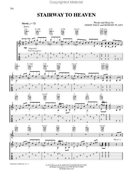 Sheet music is a handwritten or printed form of music notation that uses modern musical symbols to. Look inside The Big Easy Book of Classic Rock Guitar Sheet Music on PopScreen | Guitar tabs ...