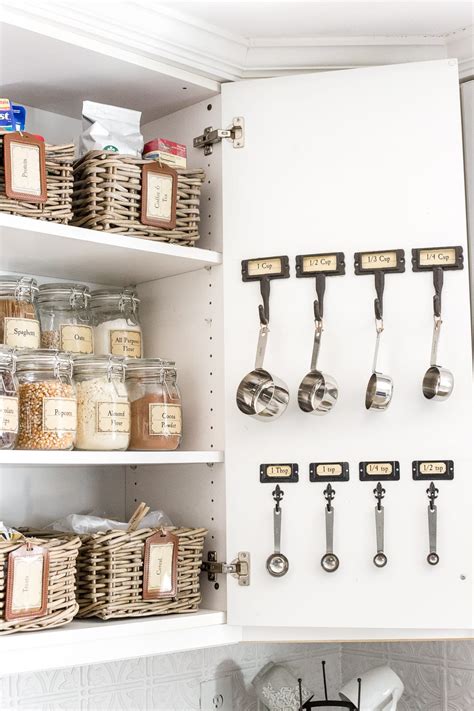 Label all your cabinets with these beautiful metal accents, and soon you will wonder how you ever found anything without them! Pantry Cabinet Organization and Printable Labels - Bless ...