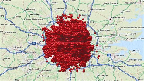 Interactive Map Showing All The Bombs Dropped On London During Ww2