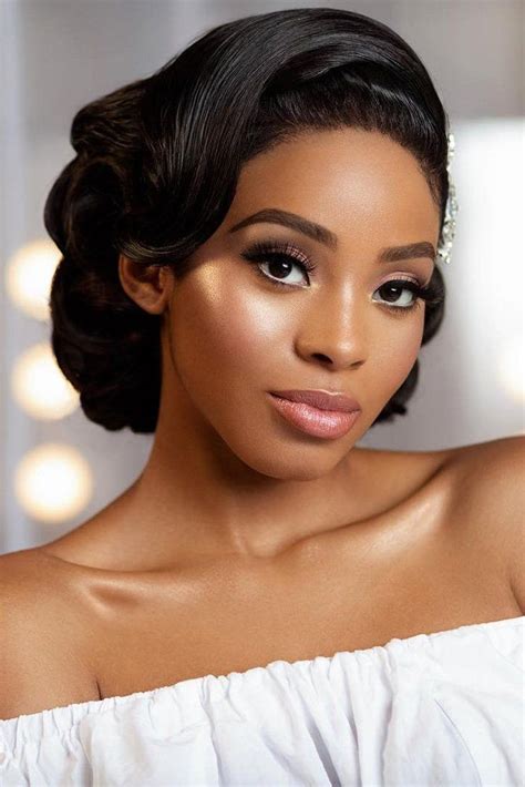 There are a large amount of choice type of hairstyles for low, broad, curly hair. 21 Amazing Ideas of Bridal Hairstyles for Black Women ...