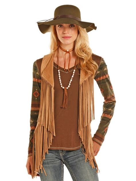 Micro Suede Fringe Vest Suede Fringe Vest Western Wear Country Outfits