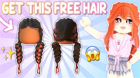 Free Ugc Hair Out Now 🤩how To Get Free Braided Hair In Roblox Event