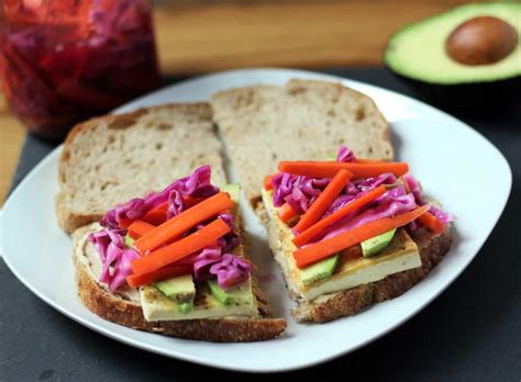 California Dreaming Veggie Sandwich Vegan The Healthy Toast