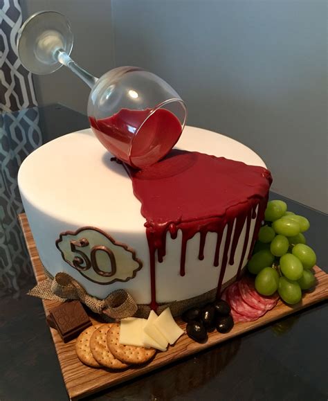 Pin By Raji Kumar On Sweets Birthday Cake Wine Wine Cake Wine Glass