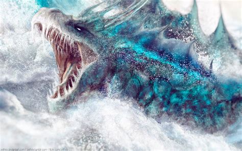 Water Dragon By Zethrix On Deviantart Water Dragon Fantasy Dragon