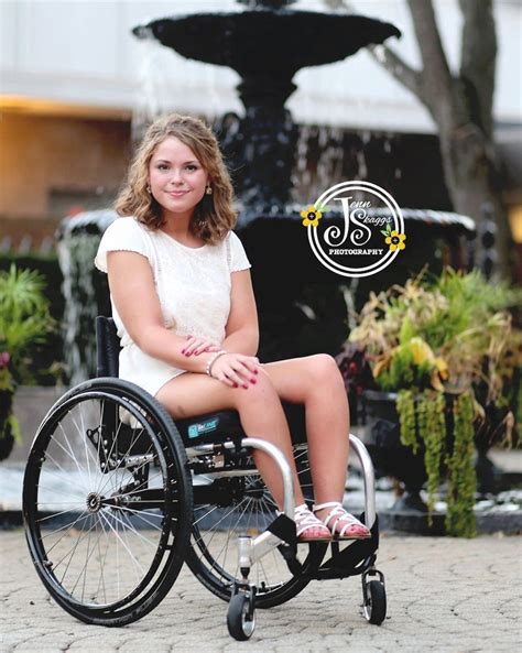 Wheelchair Senior Portrait Cerebral Palsy Is Not Contagious But A