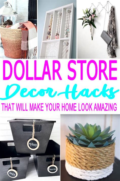 Get crafting ideas for home decor, like how to make craft projects for bedroom decorating ideas, living room decor projects, and kitchen decorating ideas. DIY Dollar Store Hacks | Home Decor Craft Projects