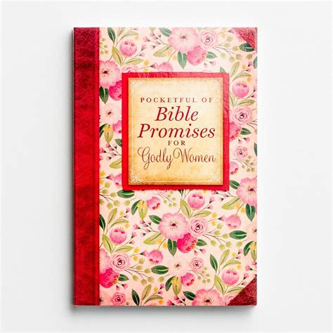 Pocketful of Bible Promises for Godly Women - Devotional Book | Bible promises, Women devotional 
