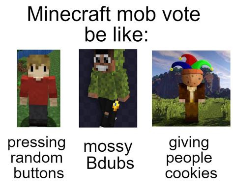 Mob Vote Meme Rminecraftmemes