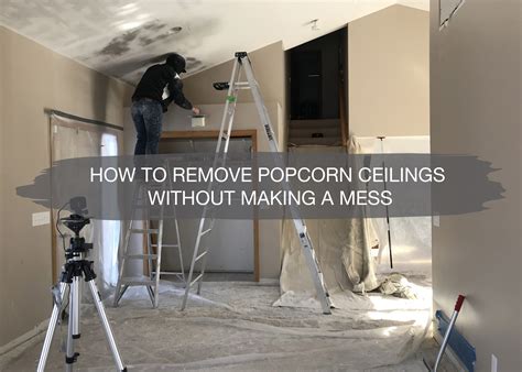 Anyone have any tips for cleaning them? How To Remove Popcorn Ceilings | 6 Easy Steps And It's Gone