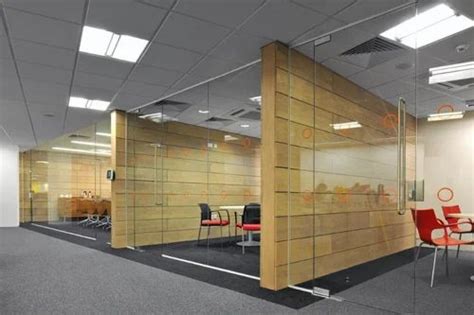 34 Office Glass Partition With Wooden Frame Vivo Wooden Stuff