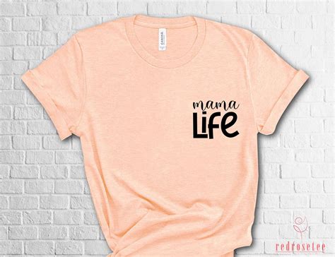 Mama Life Shirt Mom Shirt Mommy Shirt Cool Mom Shirts Cute Etsy Uk