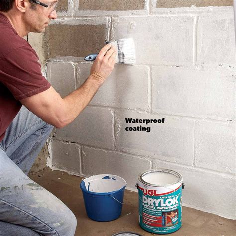 What Is The Best Paint To Waterproof A Basement Wall Picture Of