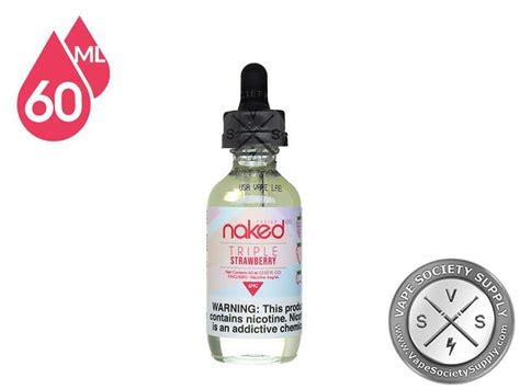 triple strawberry by naked 100 fusion 60ml ⋆ vapesocietysupply ⋆ 11 99