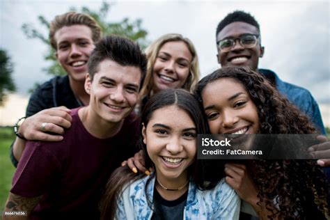 Group Of Teens Stock Photo Download Image Now Teenager Adolescence