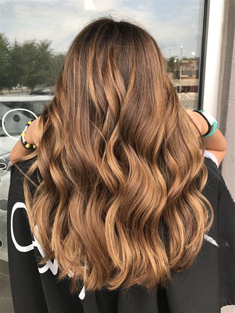 Rich Brown Ombre Balayage Sun Kissed Balayage Hair Color Hair Color