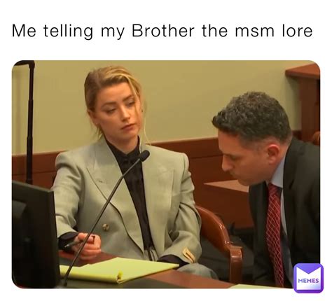 me telling my brother the msm lore furcorn memes