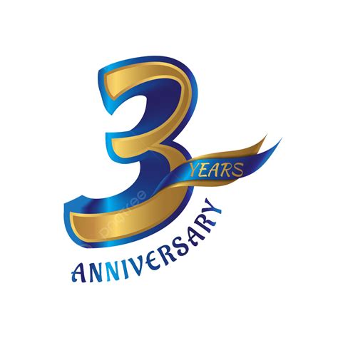 3 Years Clipart Transparent Background 3 Years Anniversary Logo Text