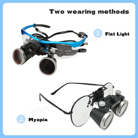 Colorful X X Magnification Dental Loupes With Head Lamp China