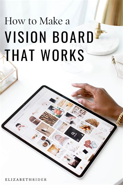 How To Make A Vision Board 4 Steps Elizabeth Rider