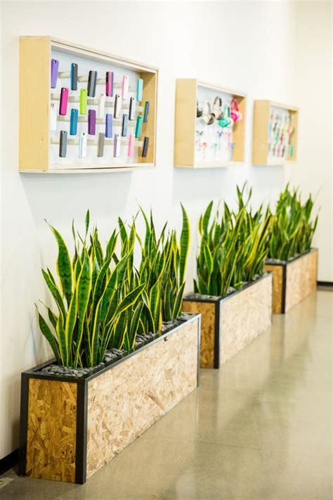 Custom Planter Boxes For Lobby Of Corporate Office Made By Feruxe