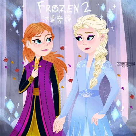 Anna And Elsa Frozen Fan Art Fanpop