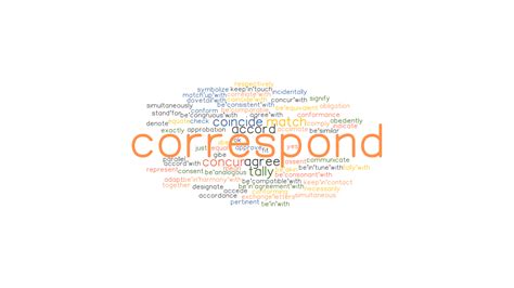 CORRESPOND: Synonyms and Related Words. What is Another Word for ...