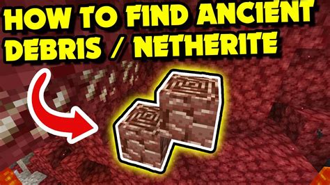 How To Find Ancient Debris In Minecraft 118 How To Find Netherite