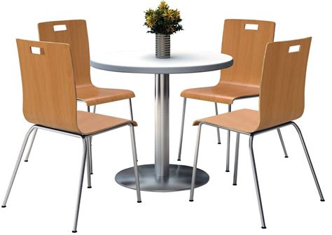 Round Cafeteria Table And Chair Set Contemporary Dining Sets Dining
