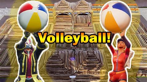 Playing Volleyball With Beach Balls In Fortnite Drgooby10 Youtube