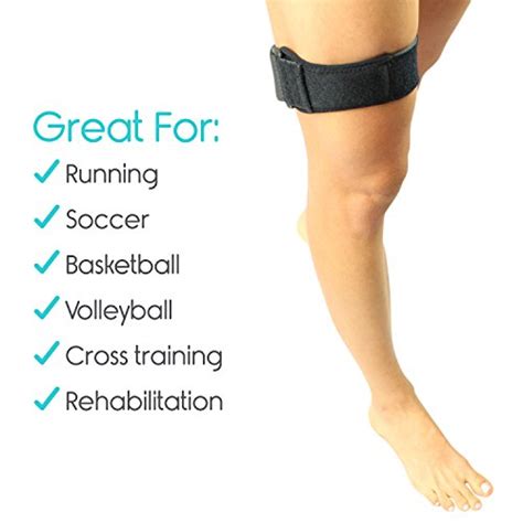 Vive It Band Strap Iliotibial Band Compression Wrap Outside Of Knee Pain Hip Thigh And Itb