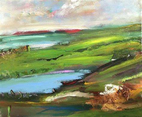Lougros Point Donegal Ireland Painting By Mary Feeney Fine Art America