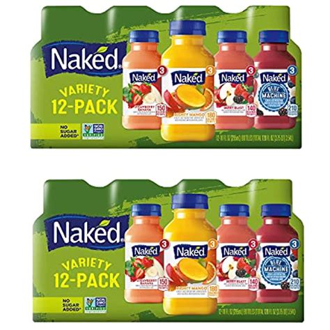 Amazon Com Naked Juice Variety Pack Strawberry Banana Mighty Mango My
