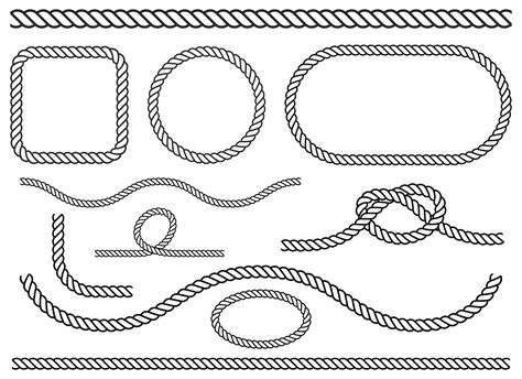 Twisted Rope Clipart Dividers