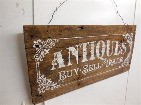 Antique Sign Hand Painted Sign Barn Wood Sign By Lynxcreekdesigns